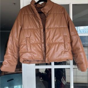 Brown Puffer Jacket